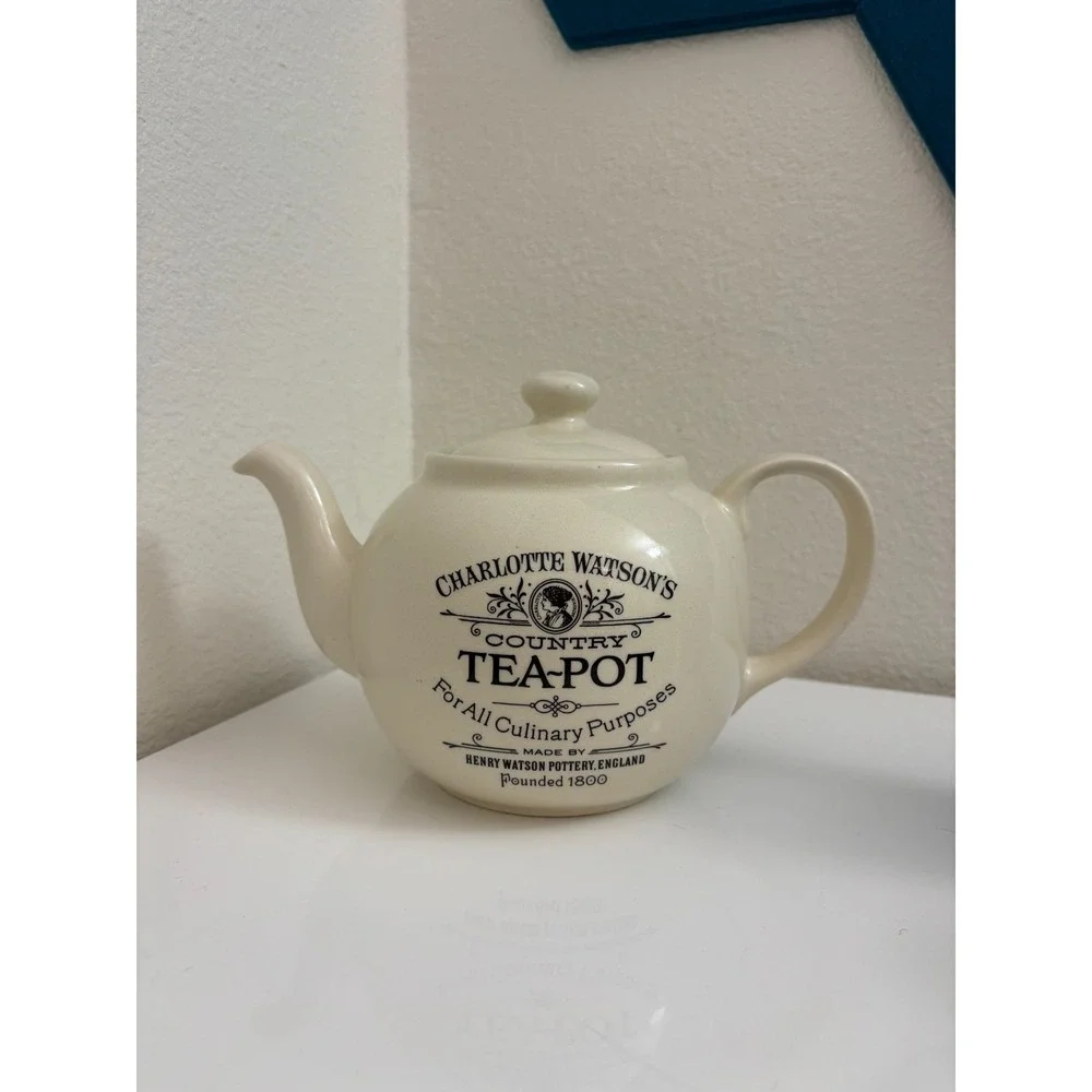 Charlotte Watson's Country Teapot - Vintage - Henry Watson Pottery England EUC